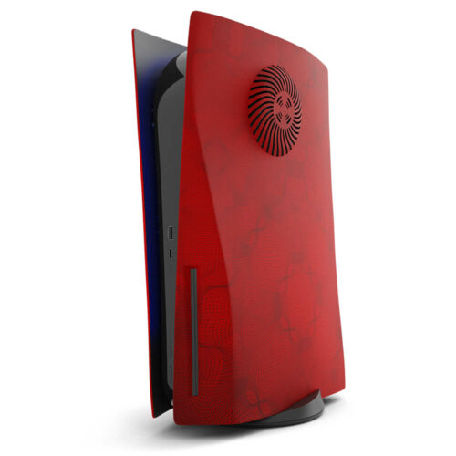 AIM PS5 Console Cover - Grid Red