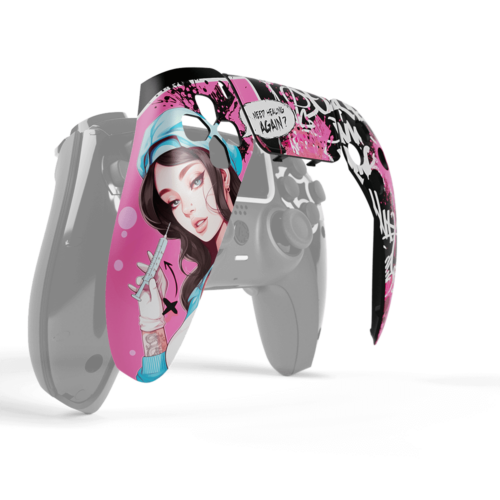 PS5 PinkRX NOIR Snap Panel