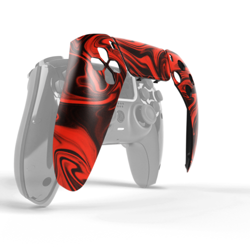 PS5 Caustic Red Snap Panel