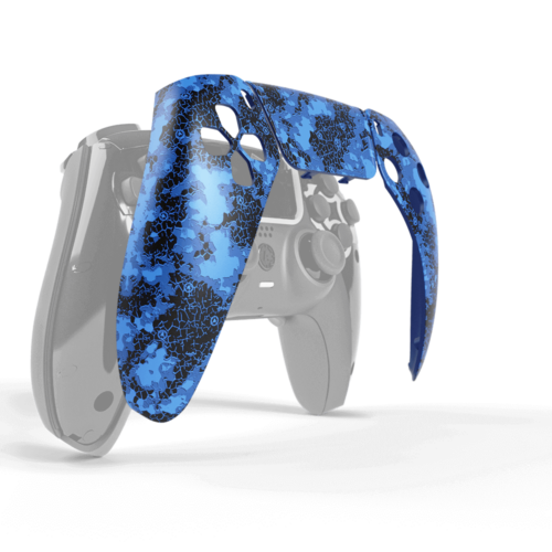 PS5 Digi Camo Blue Snap Panel