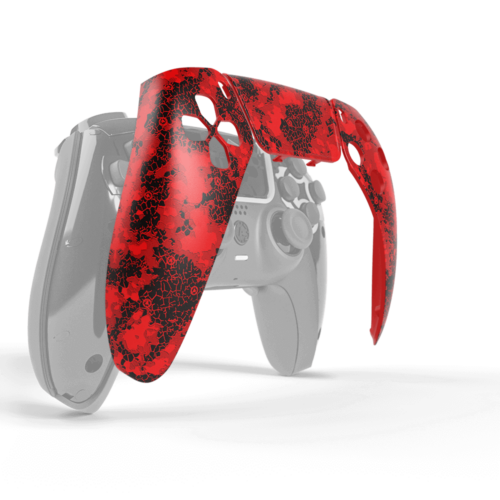 PS5 Digi Camo Red Snap Panel