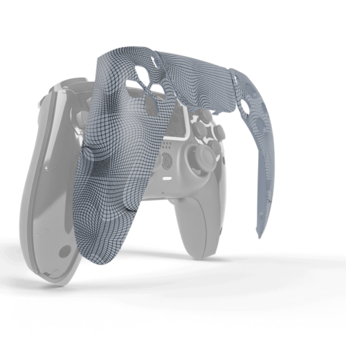 PS5 Grid Grey Snap Panel